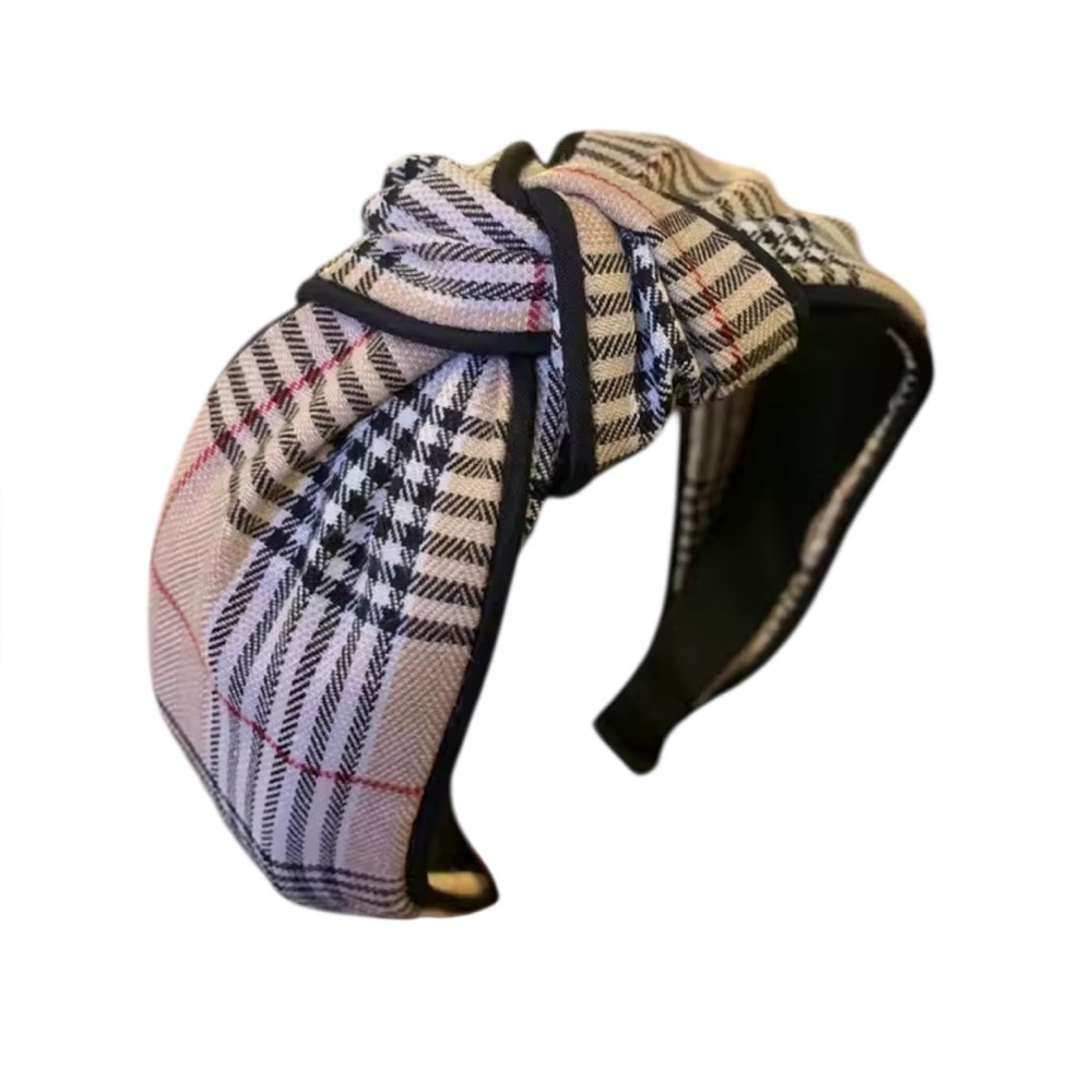 BUY NOW Plaid Knotted Headband